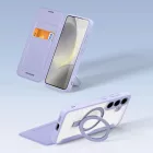 Samsung Galaxy S24 Tok - Dux Ducis Skin X Pro + MagSafe Gyűrűs Állvány - Lila