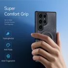 Samsung Galaxy S24 Ultra Tok - Dux Ducis Aimo Mag Támasztékkal - Fekete