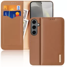 Samsung Galaxy S24 Tok - Dux Ducis Hivo - Barna