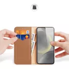 Samsung Galaxy S24+ Plus Tok - Dux Ducis Hivo - Barna