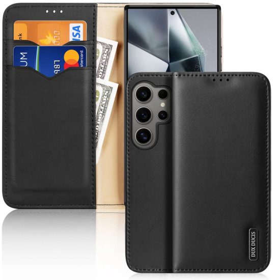 Samsung S24 Galaxy Ultra  Tok - Dux Ducis Hivo - Fekete