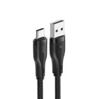 Acefast USB-A - USB-C Kábel - 1.2m 3A - Fekete