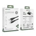 Acefast USB-A - USB-C Kábel - 1.2m 3A - Fekete