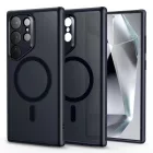Samsung Galaxy S24 Ultra Tok - ESR Classic Hybrid Halolock - Áttetsző-Fekete