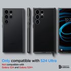 Samsung Galaxy S24 Ultra Tok - Spigen Liquid Crystal - Átlátszó-Szürke