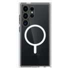 Samsung Galaxy S24 Ultra Tok - Spigen Ultra Hybrid OneTap MagFit - Átlátszó-Fehér