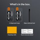 Samsung Galaxy S24 Ultra Lencsevédő - Spigen Glas.tR EZ Fit Optik Pro - Fekete x 2 db