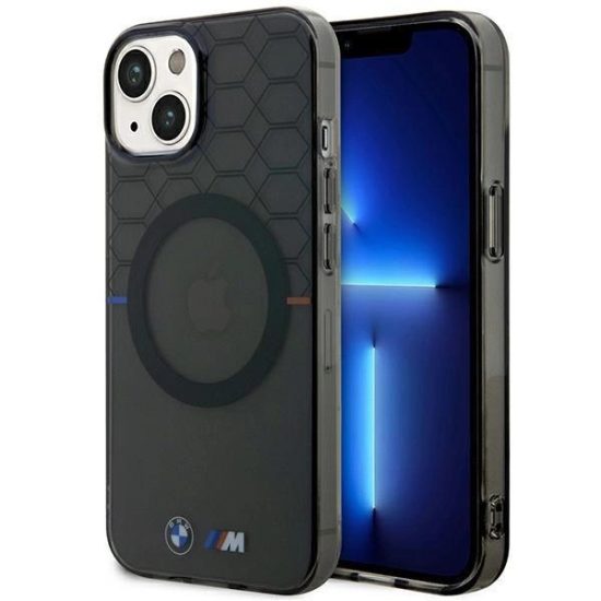 iPhone 13 / 14 / 15 Tok - BMW Pattern MagSafe - Szürke