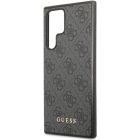 Samsung Galaxy S24 Ultra Tok - Guess 4G Metal Gold Logo - Fekete