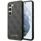 Samsung Galaxy S24+ Plus Tok - Guess 4G Metal Gold Logo - Fekete