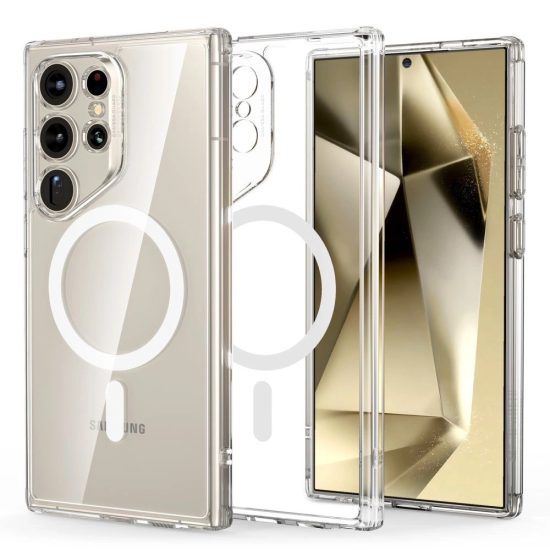Samsung Galaxy S24 Ultra Tok - ESR Classic Hybrid Halolock - Átlátszó