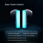 Jooyroom JR-TC1 IceLens TWS Fülhallgató LED Világítással - Fehér