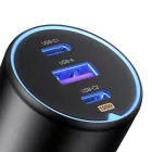 Ugreen CD293 Autós Töltő 130W - 2x USB-C + 1x USB-A - Fekete