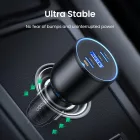 Ugreen CD293 Autós Töltő 130W - 2x USB-C + 1x USB-A - Fekete