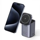 Ugreen GaN Töltőállomás 100W - 2x USB-C + USB-A + Qi MagSafe - Szürke