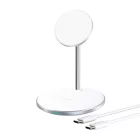 Choetech T581-F 2in1 Mágneses Qi/MagSafe Töltő - Fehér