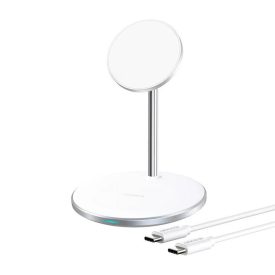 Choetech T581-F 2in1 Mágneses Qi/MagSafe Töltő - Fehér Choetech T581-F 2in1 Mágneses Qi/MagSafe Töltő - Fehér
