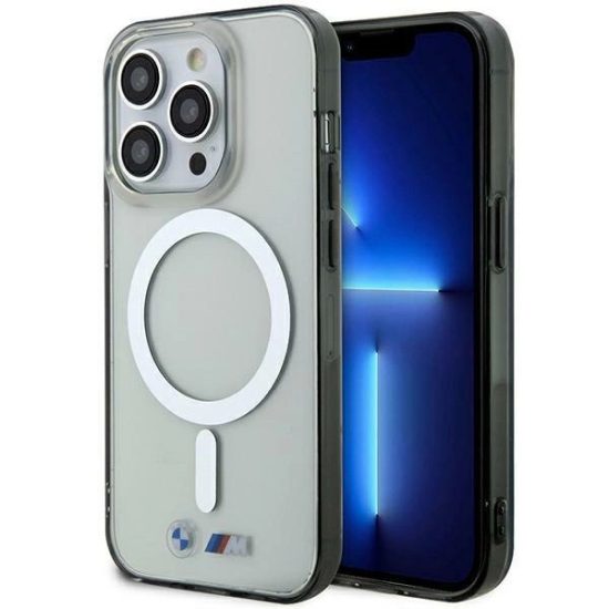 iPhone 15 Pro Tok - BMW Silver Ring MagSafe - Átlátszó