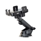 Joyroom JR-ZS219 Autós Tartó és 15W Induktív Töltő - Tapadókorongos - Fekete