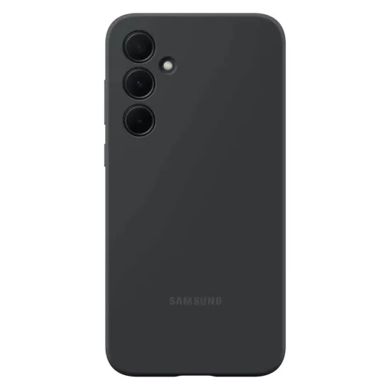 Samsung Galaxy A35 Tok - Samsung Silicone Case - Fekete