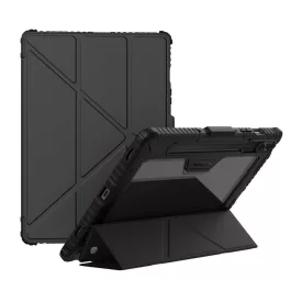   Samsung Galaxy Tab S9 Tok - Nillkin Bumper Leather Case Pro - Fekete