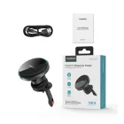 Choetech T204-F Mágneses Autós Tartó + 15W Vezeték Nélküli Töltő - Fekete