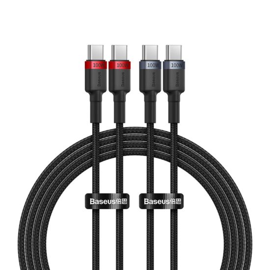 Baseus Cafule USB-C - USB-C Kábel - 1m 5A 100W x 2 db