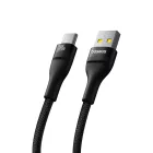 Baseus Flash 2 USB-A - USB-C Kábel - 2m 5A 100W - Fekete