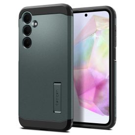 Samsung Galaxy A35 5G Tok -  Spigen Tough Armor - Zöld Samsung Galaxy A35 5G Tok -  Spigen Tough Armor - Zöld