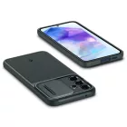 Samsung Galaxy A55 5G Tok - Spigen Optik Armor - Zöld
