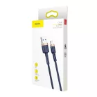 Baseus Cafule USB-A - Lightning Kábel - 1m 2.4A - Sötétkék-Arany