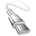 Baseus Cafule USB-C - USB-C Kábel - 1m 5A 100W - Fehér