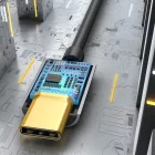 Baseus L54 Audio Adapter - USB-C - 3.5mm Mini Jack - DAC - Szürke