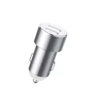 Baseus Autós Töltő + Szivargyújtó Elosztó - 2xUSB - 3,1A - 100W - Ezüst