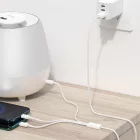 Baseus 3in1 Superior USB-A - USB-C + Lightning + micro Kábel - 1m 3.5A - Fehér