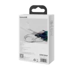 Baseus 3in1 Superior USB-A - USB-C + Lightning + micro Kábel - 1m 3.5A - Fehér