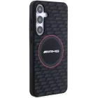 Samsung Galaxy S24+ Plus Tok - AMG Silicone Carbon Pattern MagSafe - Fekete