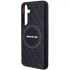 Samsung Galaxy S24+ Plus Tok - AMG Silicone Carbon Pattern MagSafe - Fekete