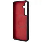 Samsung Galaxy S24 Tok - AMG Silicone Carbon Pattern MagSafe - Fekete