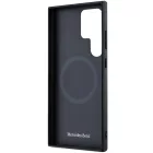 Samsung Galaxy S24 Ultra Tok - Mercedes Leather Degraved Line MagSafe - Fekete