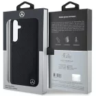Samsung Galaxy S24 Tok - Mercedes Leather Degraved Line MagSafe - Fekete