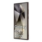 Samsung Galaxy S24 Ultra Tok - Guess 4G Metal Gold Logo - Barna