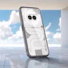 Nothing Phone 2A Tok - Spigen Ultra Hybrid - Átlátszó-Szürke
