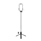 Teleszkópos Szefibot / Állvány LED Lámpával - 1m - Fekete