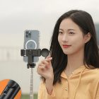 Teleszkópos Szefibot / Állvány LED Lámpával - 1m - Fekete