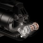 Teleszkópos Szefibot / Állvány Kettős LED Lámpával - 1.75m - Fekete