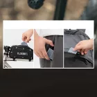 Rockbros Mini Elektromos Kerékpárpumpa Schrader / Presta Szelepekhez 100PSI - Fekete