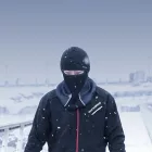 Rockbros LF8113-2 Kerékpáros Balaclava - Univerzális Méret - Fekete-Szürke