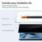 Samsung Galaxy S24 Ultra Kijelzővédő Üvegfólia - Spigen Glas.tR EZ Fit Privacy x 2 db
