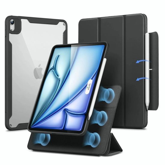 iPad Air 10.9" (2022/2020) / 11" (2024) Tok - ESR Rebound Hybrid - Fekete
